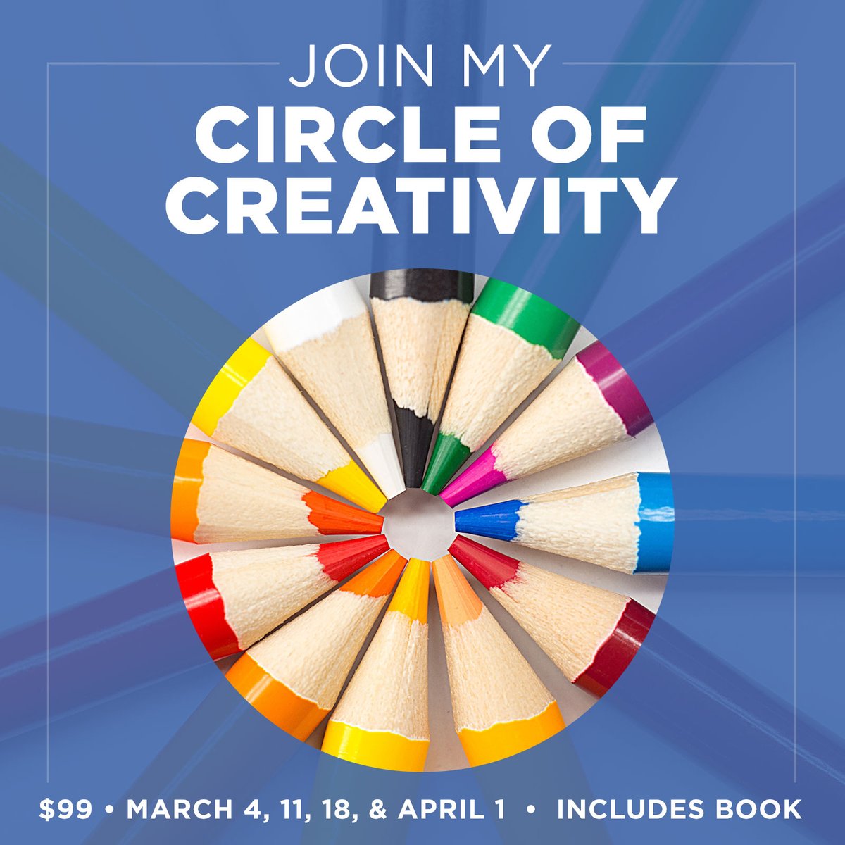 rebeccaisbell's tweet photo. Just one day left to join the "Circle of Creativity" study group that will help you to unlock your creativity and inspire others! 

To sign up, visit my website: https://t.co/Evh1YM41tK

Registration closes TOMORROW - Friday, March 3 - so hurry! https://t.co/4fQp1JsAP9
