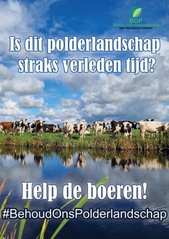 In de Meije (Bodegraven/Zegveld/Nieuwkoop) is een burgerinitiatief ontstaan om de boeren in het gebied te houden. Hartverwarmend om je gesteund te voelen door de niet-boeren in dit gebied. #behoudonspolderlandschap <a href="/BBBZuidHolland/">BBB Zuid-Holland</a> <a href="/lientje1967/">Caroline van der Plas</a>