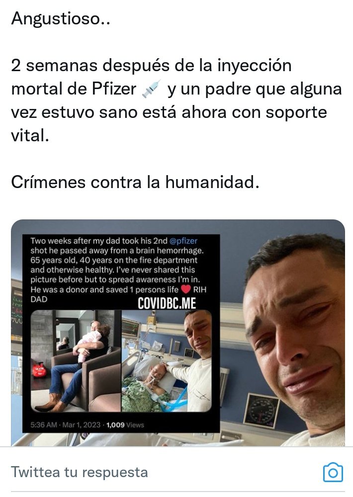 lvet12's tweet photo. Porque los #EfectosAdversosSonReales

#rtav1

#ActivaTArgentina https://t.co/O1l2RKzGmh