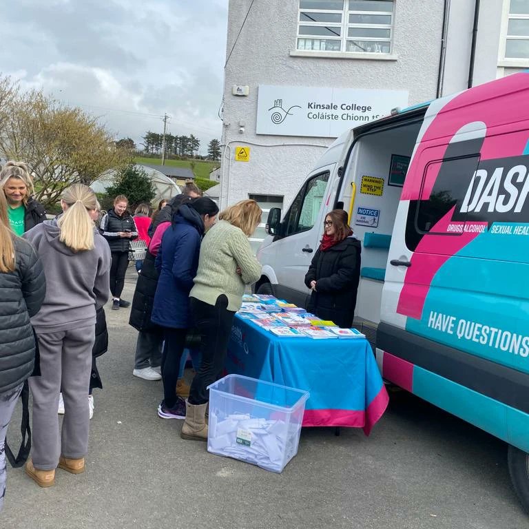 kinsalecollege's tweet image. Today we had a visit from the @DASHMobileUnit providing sexual health awareness. Also this wk staff  had a very informative presentation from @SineadMcGrath_ @ActiveConsent  #activeconsent #OMFG #sexualhealthawareness #healthpromotion #cetb #collegeofFET #cork #kinsaleireland