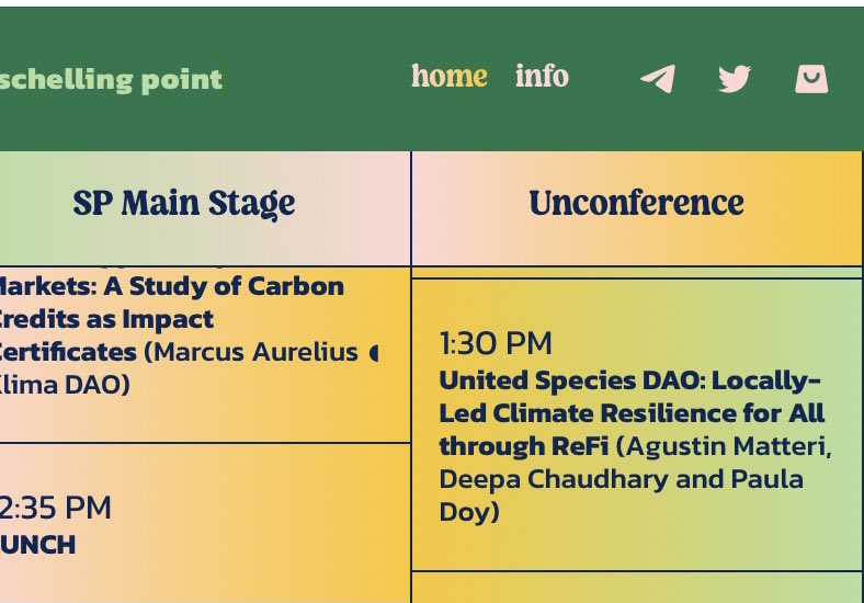 deeparocks's tweet image. bottom up &amp;gt; top down. come listen to our talk @schellingpoint_ on @United_Species locally led climate resilience with @pauDoy #ETHDenver #schellingpoint