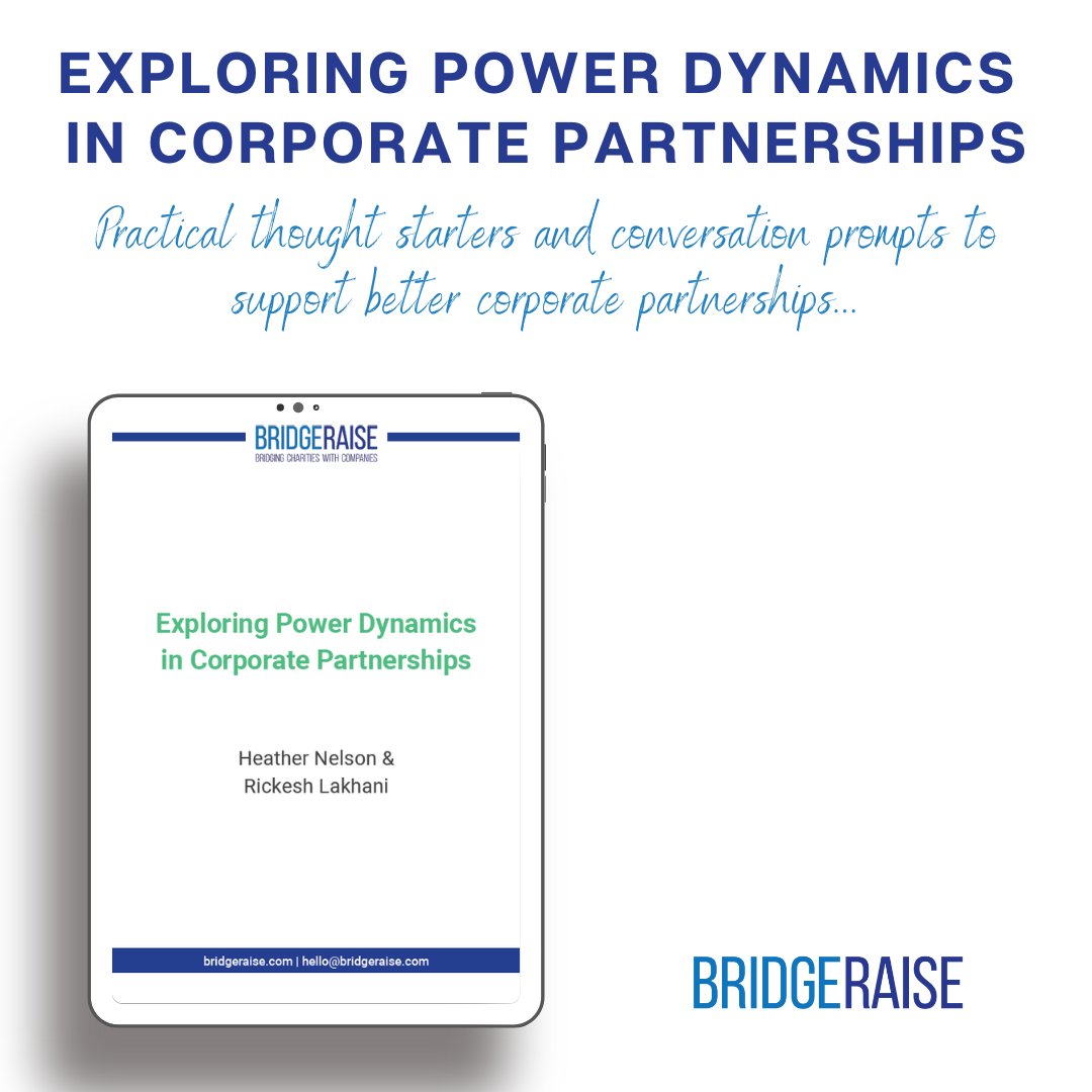 BridgeRaise (@bridgeraiseca) on Twitter photo Power Dynamics in #corporatefundraising is a complex topic.
If you want to move away from feeling like your #corporatepartners are setting the terms, and you don't know what they are, this resource is for you.
Access it here: bridgeraise.com/powerdynamics/
<a href="/ConstantChanges/">Rickesh Lakhani</a> Power Dynamics in #corporatefundraising is a complex topic.
If you want to move away from feeling like your #corporatepartners are setting the terms, and you don't know what they are, this resource is for you.
Access it here: bridgeraise.com/powerdynamics/
<a href="/ConstantChanges/">Rickesh Lakhani</a>
