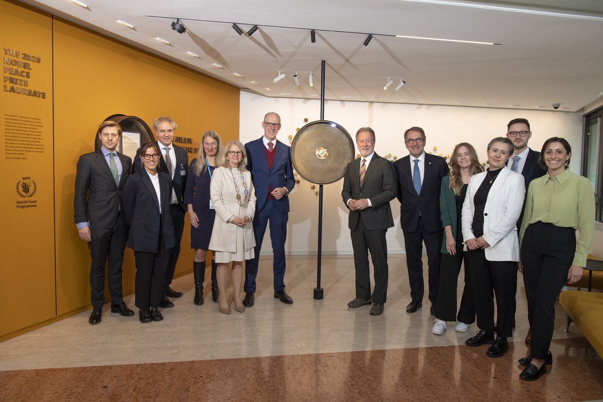 What a #goodbye! Towards the end of <a href="/WFPChief/">Cindy McCain</a>'s last Exec Board, Presidents, Ministers &amp; many more sent their farewell greetings via video, including Germany's <a href="/SvenjaSchulze68/">Svenja Schulze</a> <a href="/BMZ_Bund/">Bundesentwicklungsministerium</a> . Standing ovations and even some tears were shed. All united in our fight against #Hunger!