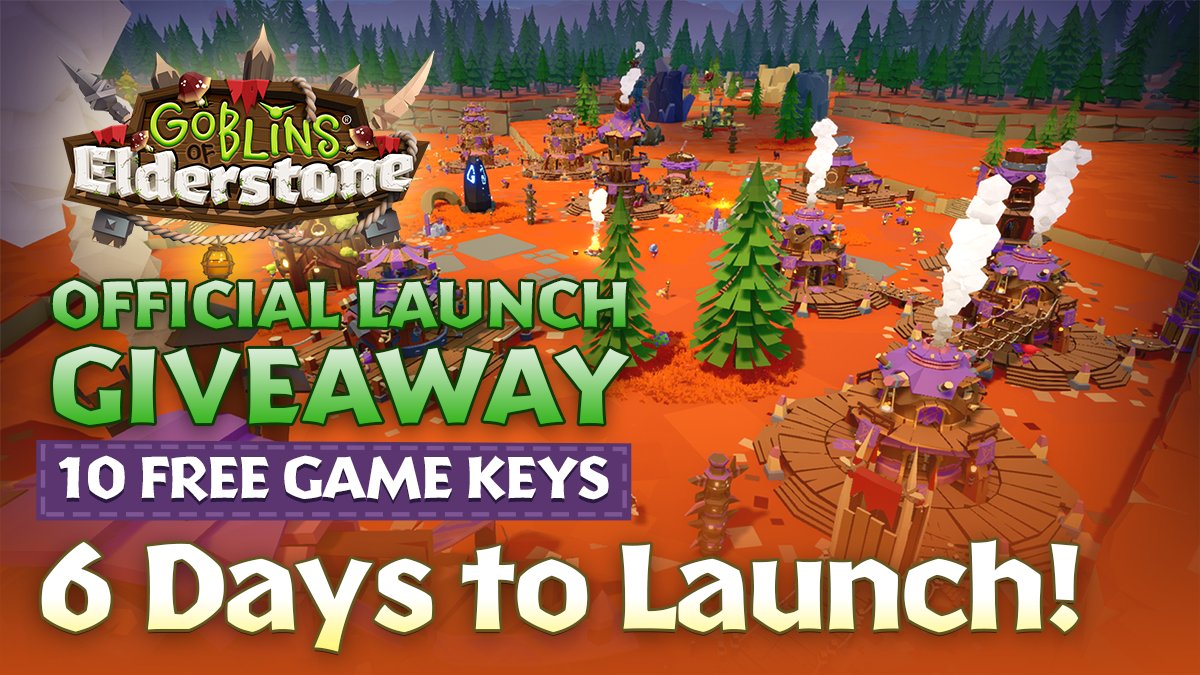 Goblins Of Elderstone (@goblinsofelder) on Twitter photo #GoblinsOfElderstone officially launching on #Steam in 6 DAYS (MAR 8)🔥
To celebrate, we're giving away game keys to 10 lucky winners!
✅Follow <a href="/GoblinsOfElder/">Goblins Of Elderstone</a>
✅Like+RT
✅Enter giv.gg/PtQwb3
Giveaway ends on Mar 15
May the Gods be ever in your favor🤞🏻
#PlayGoblins #GoblinsOfElderstone officially launching on #Steam in 6 DAYS (MAR 8)🔥
To celebrate, we're giving away game keys to 10 lucky winners!
✅Follow <a href="/GoblinsOfElder/">Goblins Of Elderstone</a>
✅Like+RT
✅Enter giv.gg/PtQwb3
Giveaway ends on Mar 15
May the Gods be ever in your favor🤞🏻
#PlayGoblins