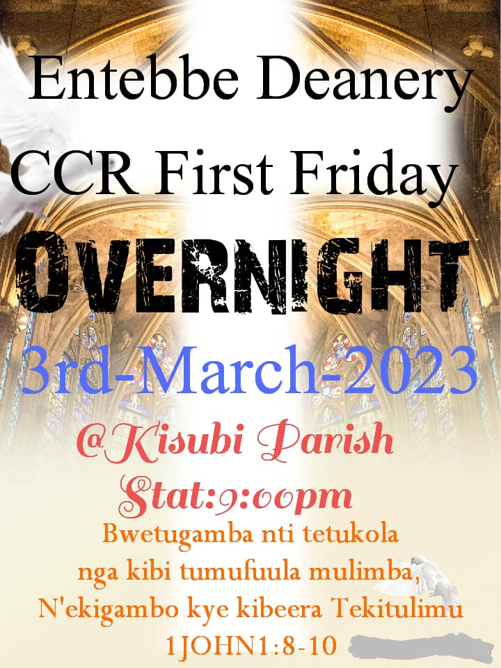 FIRST FRIDAY OVERNIGHT-ENTEBBE DEANERY