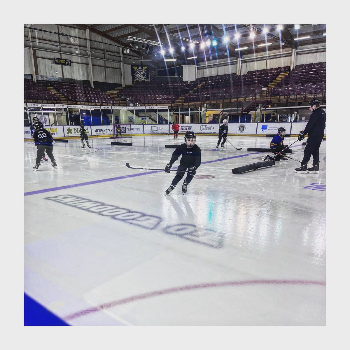 my second home! another great training session for jack getting moved up to play with the under 12 team! #proudsis  <a href="/Mcr_Stormjnrs/">Manchester Storm Academy</a> <a href="/mkorol23/">Michael Korol</a> 🏒🤩