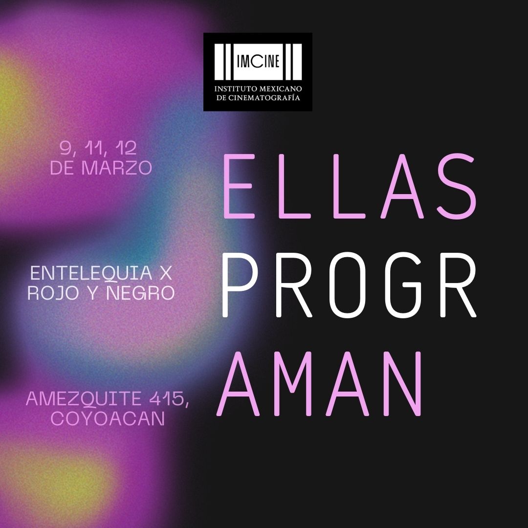CCEntelequia's tweet photo. ELLAS PROGRAMAN. 💜

Una colaboración de @colectivoentelequia y @rojo_y_negro_colectivo 

Gracias a @imcine. 

Esperen más información en los próximos días. 

#colectivos #colectividades #cine #cinemexicano #8M #ellas #programan #ellasprograman https://t.co/C5CCpTiqtt