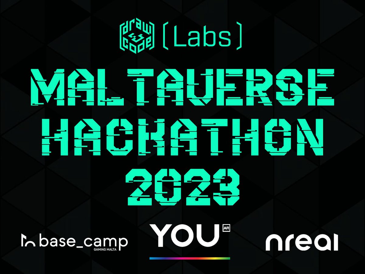 We are super excited to announce the #MaltaverseHackathon in partnership with @DrawandCode <a href="/gamingmalta/">GamingMalta Foundation</a> and @nreal !
📢 Deadline for submissions 3/24!
📅 April 14-16
💸 Awesome Prizes
🔗 Sign up Today: rb.gy/kcitop