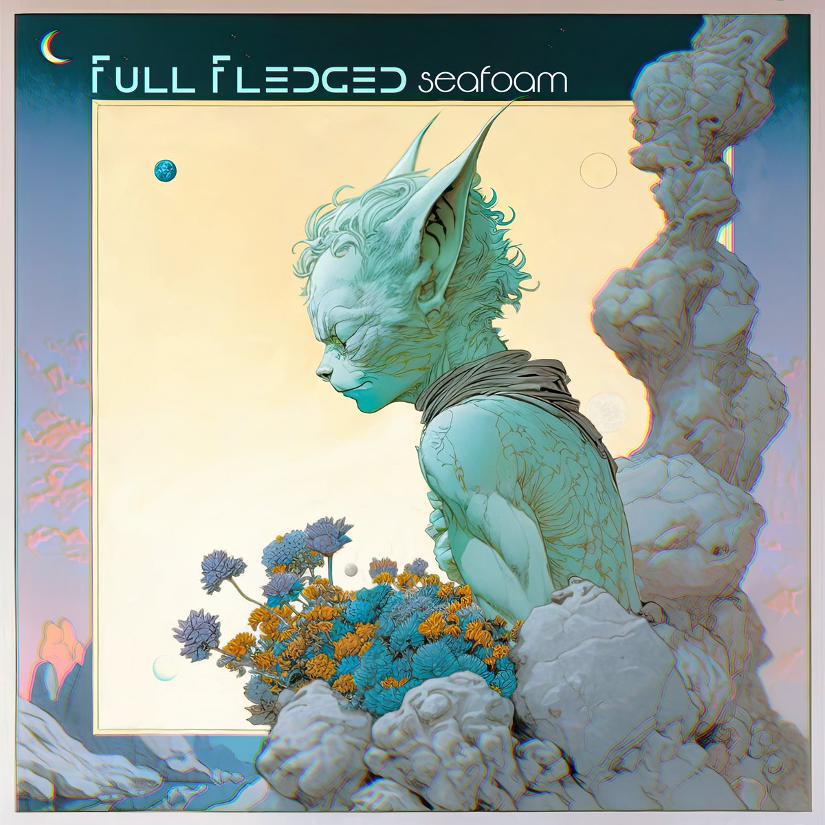 “Seafoam” out 03/21.

👩‍🎨: <a href="/sureailabs/">sure, ai</a> 

#FullFledged #Seafoam #EP #NewMusic #VegasBand #Band #Instrumental #Progressive #AlbumArt #Art #Prog #Rock #Metal #LasVegas #VegasProg #WeStillHaveToNameTheTunes