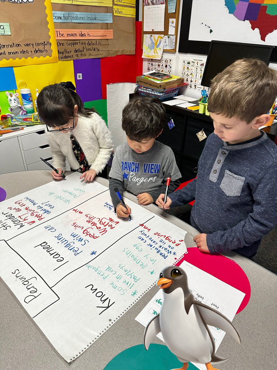 Collaboration in action! These young writers are sharing their ideas and getting ready to craft something amazing together <a href="/Naperville203/">Naperville 203</a> #PartnersinGrowth #multilingual #linguisticallygifted