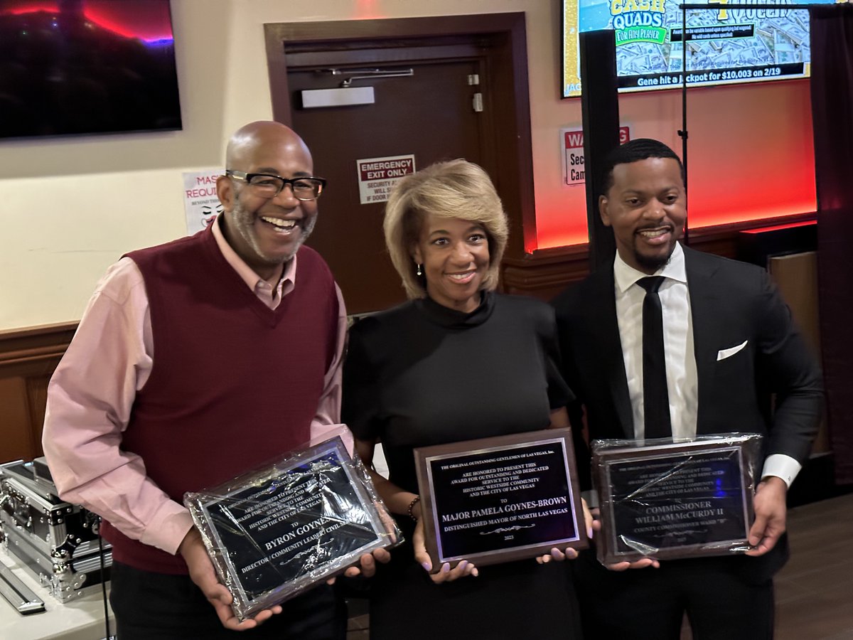 Honored to receive an award for my dedicated service to the Historic Westside community and the <a href="/CityOfLasVegas/">City of Las Vegas</a>. Grateful to share the recognition with my brother, Byron, my fellow award winner! Together, we'll continue to work towards building a better future for our community.