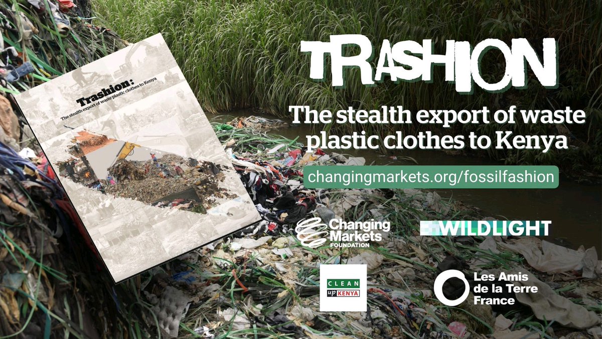 If you have not seen this explosive report done by <a href="/ChangingMarkets/">Changing Markets Foundation</a> <a href="/CLEANUPKENYADAY/">Clean Up Kenya</a> on the secret exportation of waste plastic clothing to Kenya from EU and UK, here is the documentary link youtu.be/ISM0wyBdggs