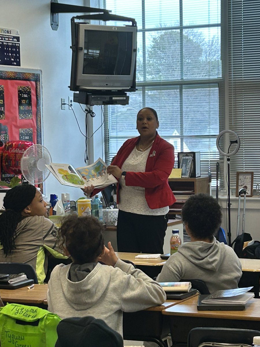 Thank you Ms. Lewis for reading to my class for Read Across America!! We appreciate you!