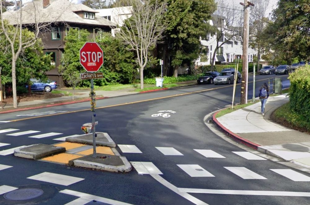 Feb 27 marked the 14th anniversary of Zachary Cruz’s death, who, at age 5 was killed by a driver at Warring &amp; Derby in Berkeley.

The City renamed the intersection “Zachary’s Corner,” but hasn’t removed this dangerous slip lane. <a href="/oursdid/">Drive Like Your Kid Died Here</a>
