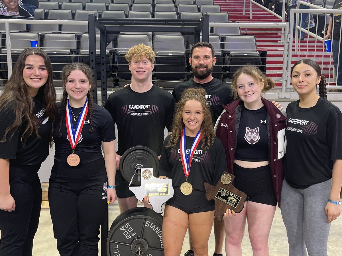Every girl had their best meet of the season! ⁦<a href="/allison_noble06/">allison noble</a>⁩ finished 4th and qualified for STATE!!! Also, ⁦<a href="/FalconeLily/">Lily Falcone</a>⁩ took home some serious hardware, finishing in 🥇 and awarded best deadlift and best lifter in the lightweight division!! And State Bound! #BTP