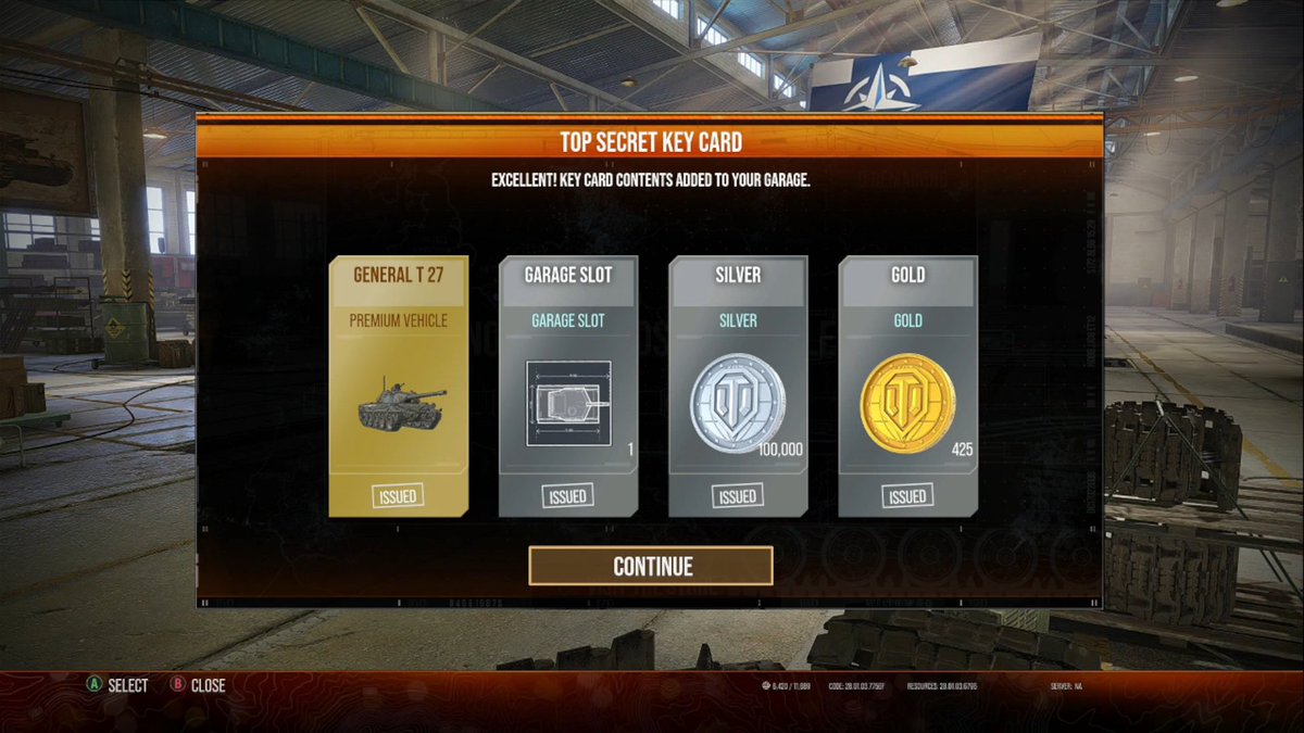 PROF3SSORxC's tweet photo. Ended up winning a top secret key card from @Nameless_Saintx and to my surprise i got this dupe worth 10,125 gold. If yall havent followed him make sure to hit this link and leave a follow for future giveaways. https://t.co/AShH9vdjuR @WoTConsole @JustaConeTTV @JollyrogerArmy https://t.co/3peoqcOY6H