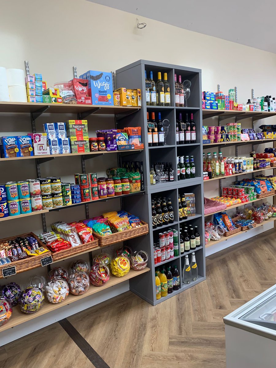 Our shelves are stocked full of plenty of goodies just in time for our weekend arrivals.  If you have forgotten to bring any of your every day essentials then pop in to the shop and we can help.  We even have plenty of stock of lots of lovely local produce!