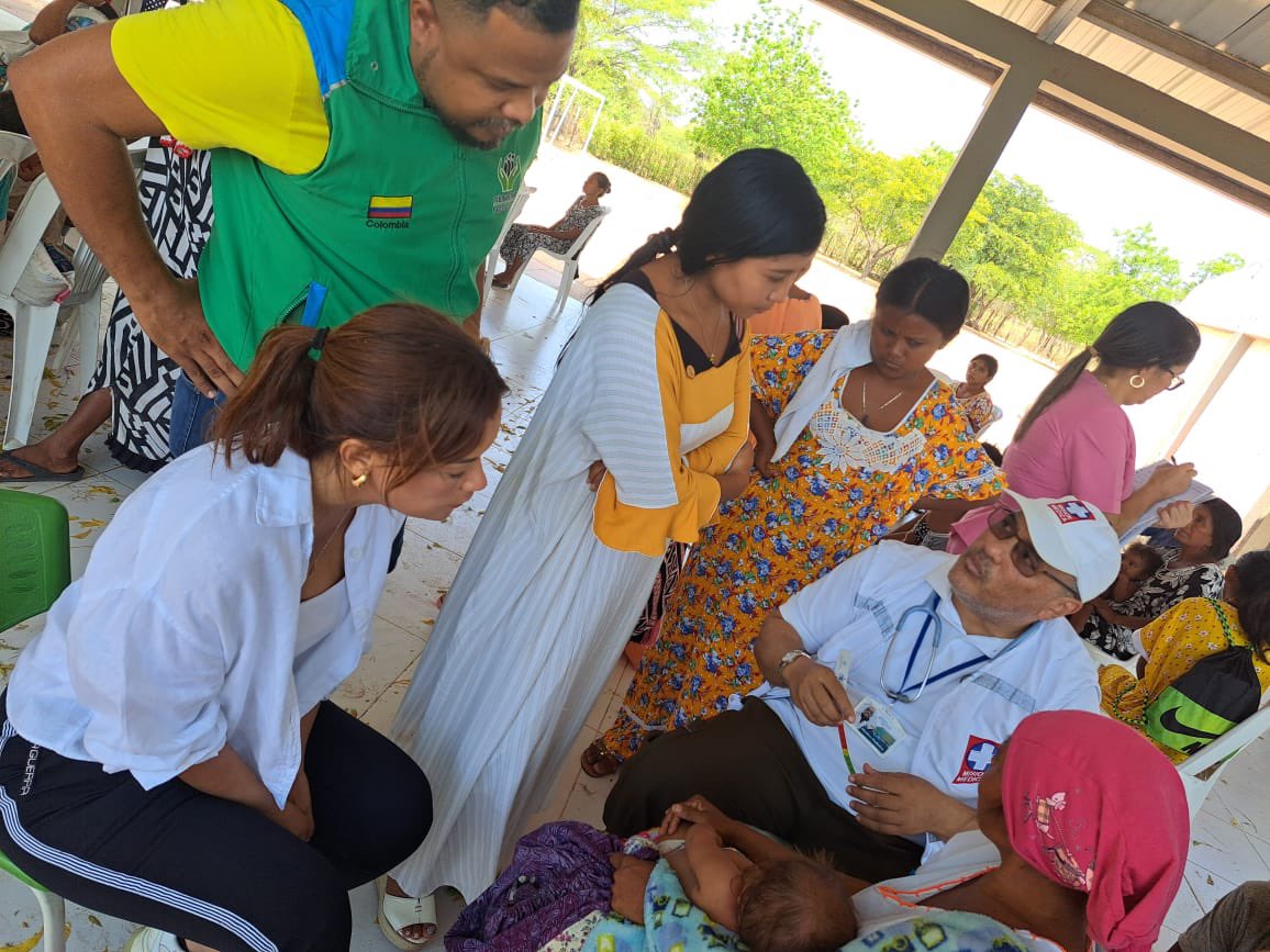 yaneriscc's tweet photo. @ICBFColombia y Gerencia especial para La Guajira @penchedanies, hicimos verificación de estado nutricional de 50 niños, niñas y 11 madres gestantes en la Comunidad Pulitchamana en zona rural de #Riohacha, con Unidad de búsqueda activa y equipo de Defensoría de Familia. https://t.co/HBKTPGGImG