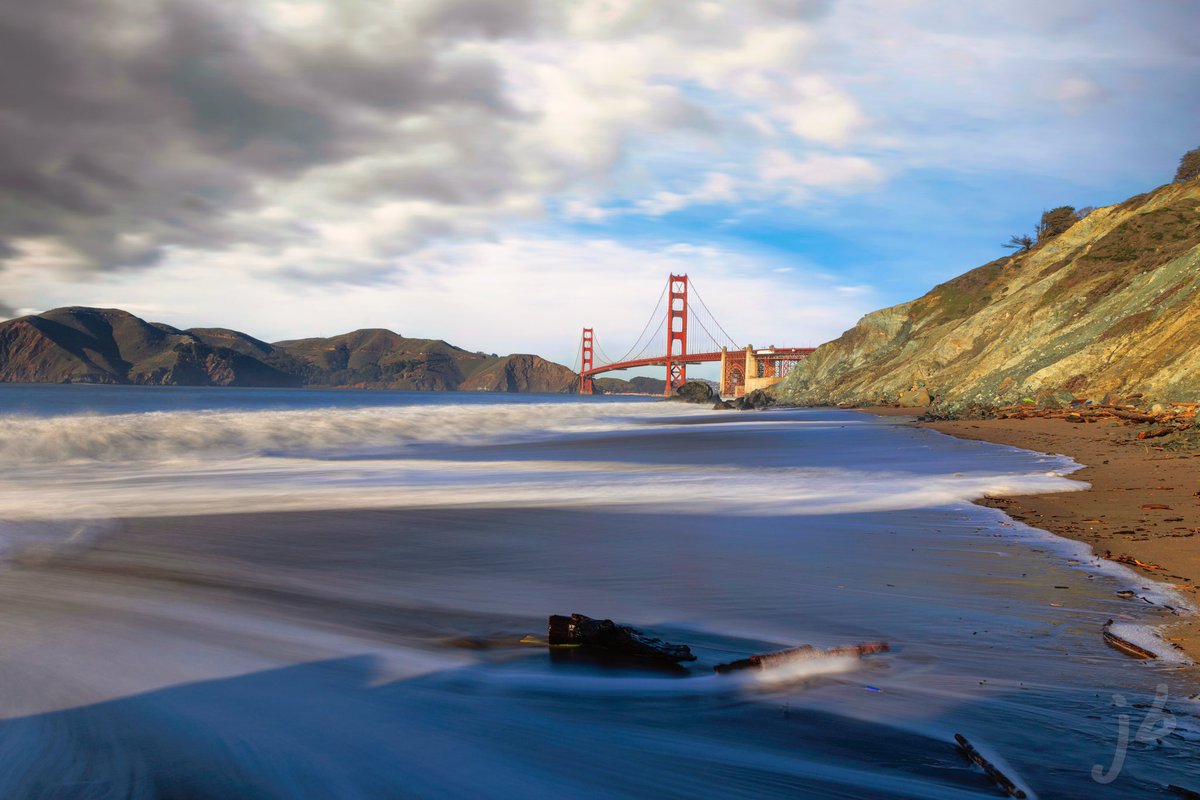 #ThePhotoHour #longexpo #longexposure #nature #SanFrancisco #goldengatebridge #photography #Travel #bakersbeach #scenic #landscape