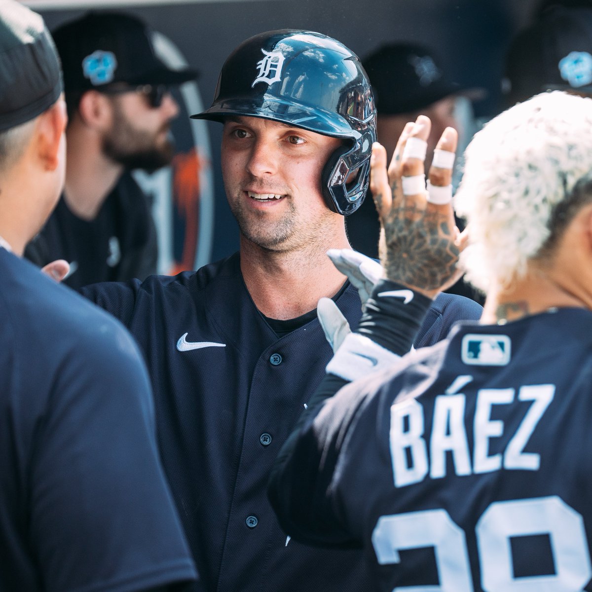 RoadtoDetroit's tweet photo. Home run No. 2 for Andre Lipcius this spring! https://t.co/gR5m5ukP1j