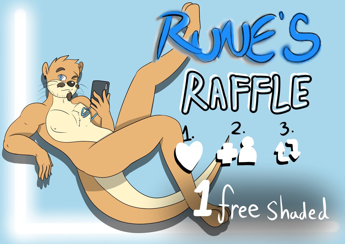 OtterRune's tweet photo. Howdy there fellow furs! I'm giving away 
*1 FREE SHADED COMMISSION*
To enter you must follow, hit Like, and retweet this post with a comment! Can be either SFW or NSFW! (Will require references of any type)
ENDS 03/12
Good luck!
#artist #furry #furryartist #freeraffle #artraffle https://t.co/wlz8Zmi31W