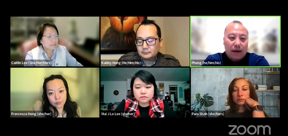 AAPI_WisDems's tweet photo. "We are intergenerational organizers." 

TY @FrancescaHongWI @KabbyHong @parushah_mke Pheng Thao &amp; Mai J Lo Lee for sharing your wisdom at last night's AAPI Caucus Education Roundtable. Fired up to elect candidates that share our values this spring!

📺 https://t.co/jbc84YUjZh https://t.co/hK7sHOCb2k