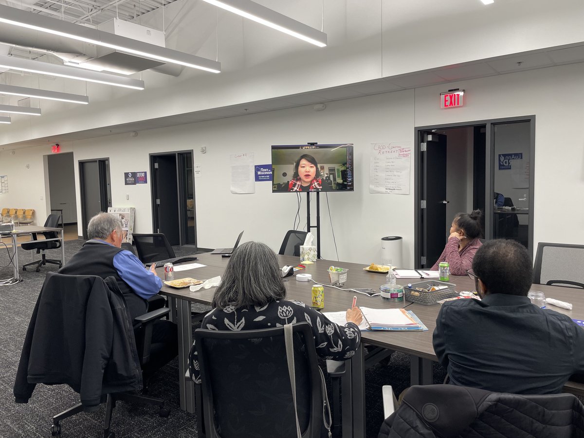 AAPI_WisDems's tweet photo. "We are intergenerational organizers." 

TY @FrancescaHongWI @KabbyHong @parushah_mke Pheng Thao &amp; Mai J Lo Lee for sharing your wisdom at last night's AAPI Caucus Education Roundtable. Fired up to elect candidates that share our values this spring!

📺 https://t.co/jbc84YUjZh https://t.co/hK7sHOCb2k
