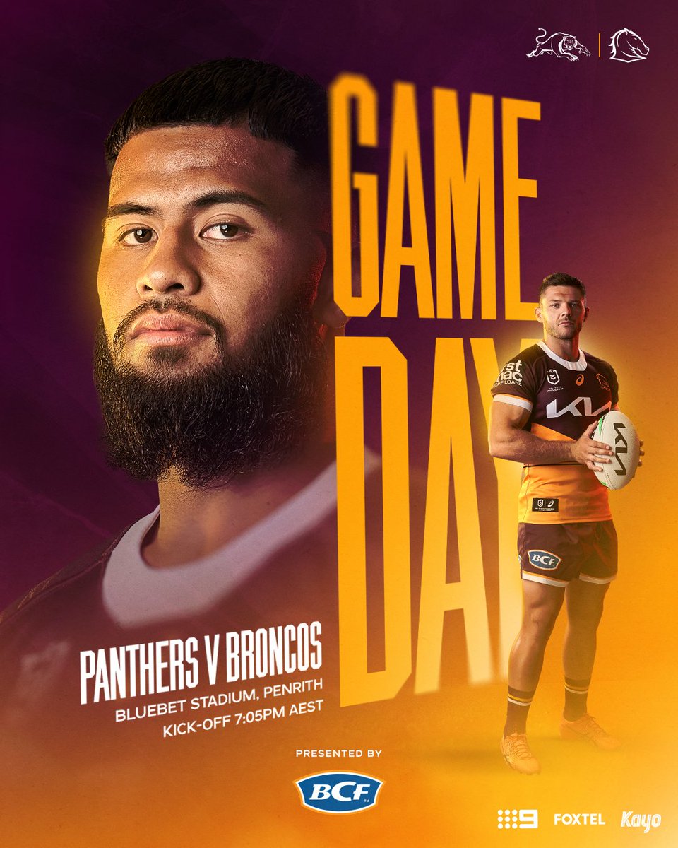 brisbanebroncos's tweet photo. WE. ARE. BACK. 🤩

Live on Nine, Foxtel &amp; Kayo https://t.co/WEmIgIPljQ