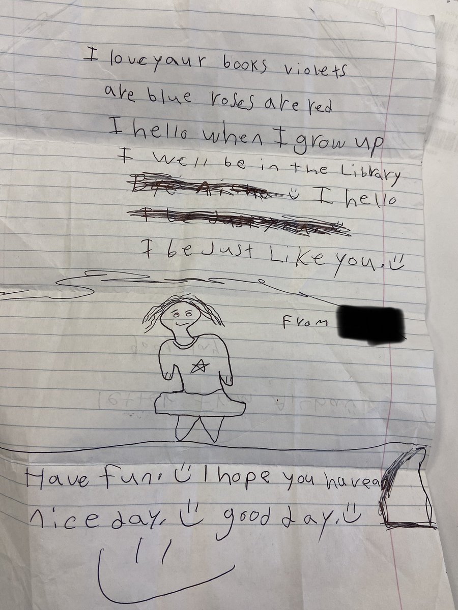 Made my day!!! #SchoolLibraryJoy <a href="/OCDSBLibrairies/">Libraries in the OCDSB</a>