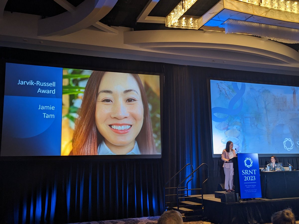 Congratulations to @CenterTobacco & #CISNET investigator @jamie_tam for winning the @srntorg 2023 Jarvik-Russell award. #SRNT2023