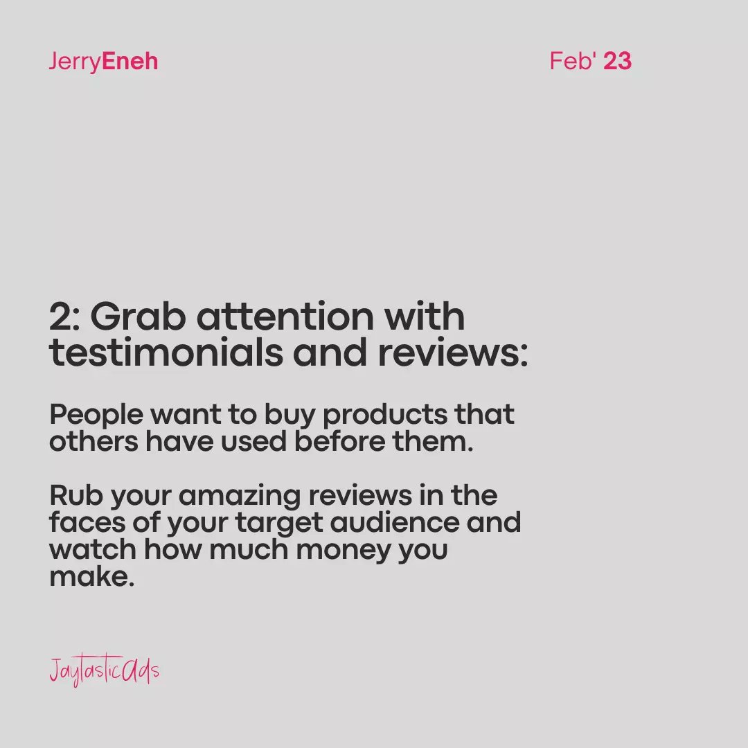 JerryEneh2's tweet image. This is not your typical paid ads guide 🚀

What do you do when you want more &quot;bang&quot; for your &quot;buck&quot; when running ads?

You follow every strategy mentioned here to get bragworthy results 👇

#thread #videoadscreator #marketing