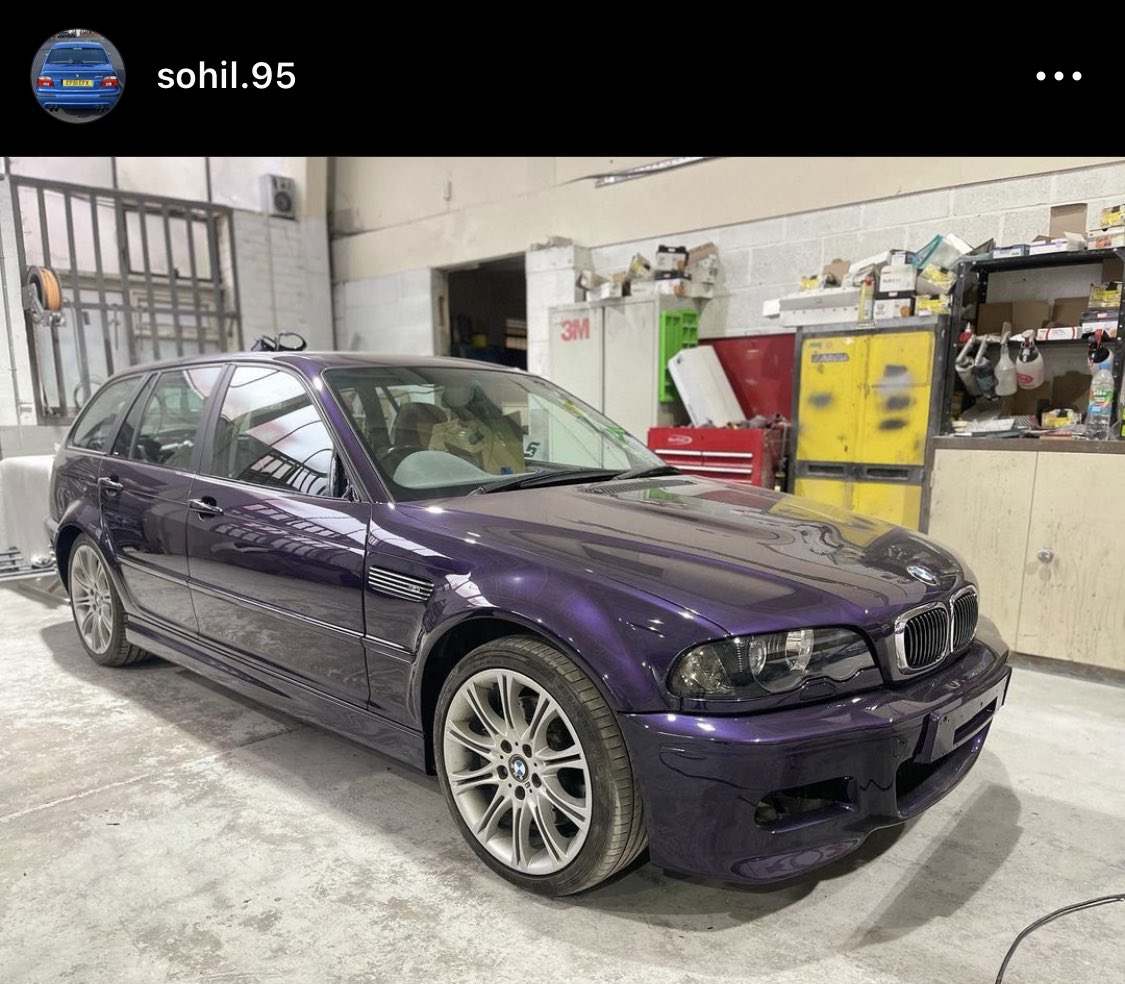 DaveTheChappers's tweet photo. @autoalex have a look at Sohil.95 on Instagram, he’s just finishing his Technoviolet M3 touring https://t.co/9BPjmaqKfA