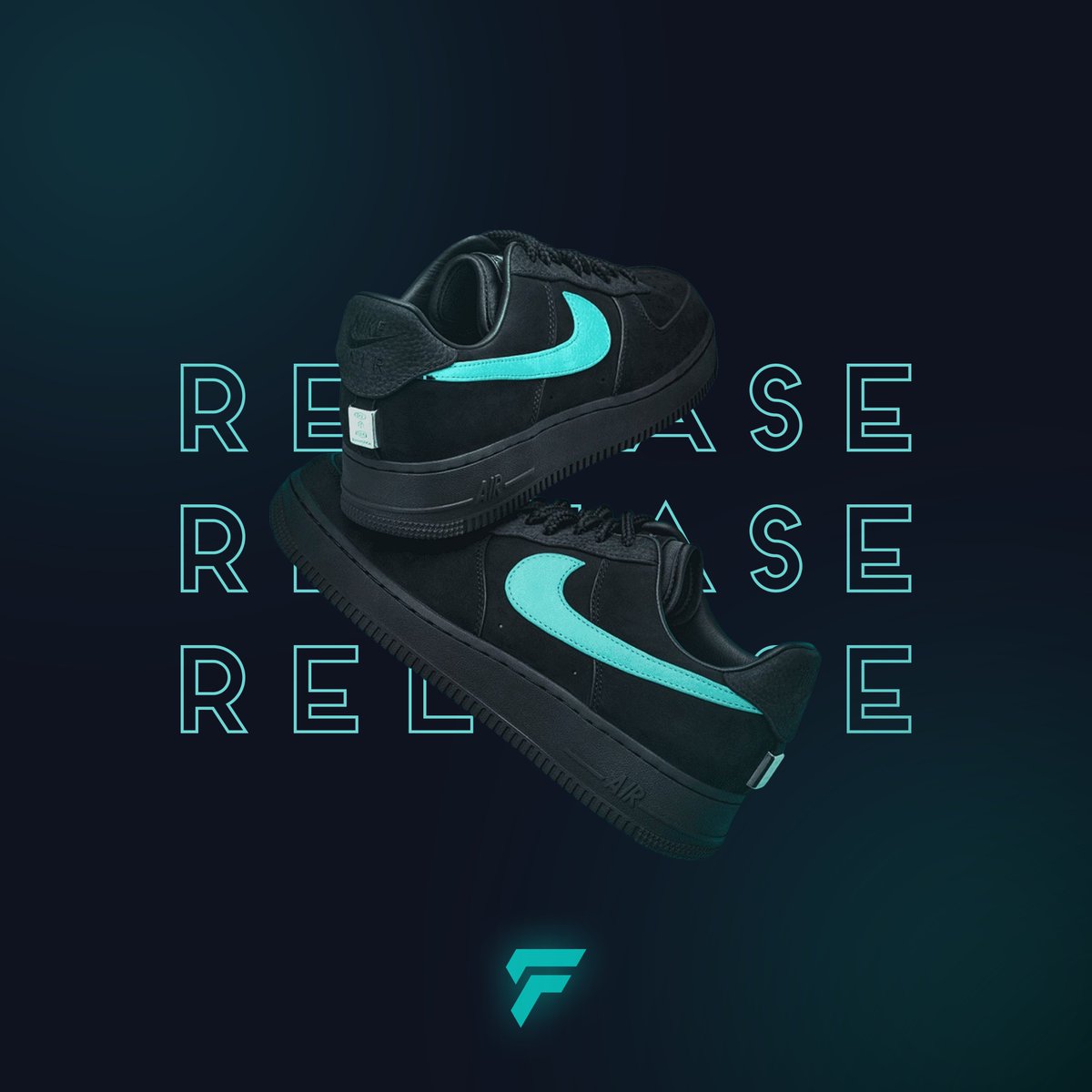 The Nike Air Force 1 x Tiffany &amp; Co. is dropping on March 7th. Join us for detailed Informations. 🌿🌿