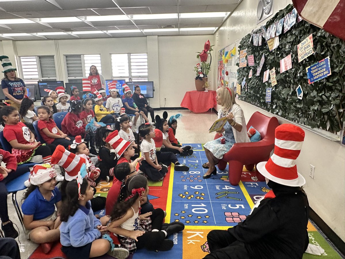 MariTereMDCPS's tweet photo. My next stop - Riverside Elementary, where I had the pleasure of reading to our K-1st graders. Thank you to Principal Dr. Brown &amp; team for bringing fun &amp; joy to our students! Remember…Read, Read, Read, &amp; Read Some MORE!! #pledgereadingtime #ReadAcrossAmerica2023 #readingisfun https://t.co/0NoTiBHzjO