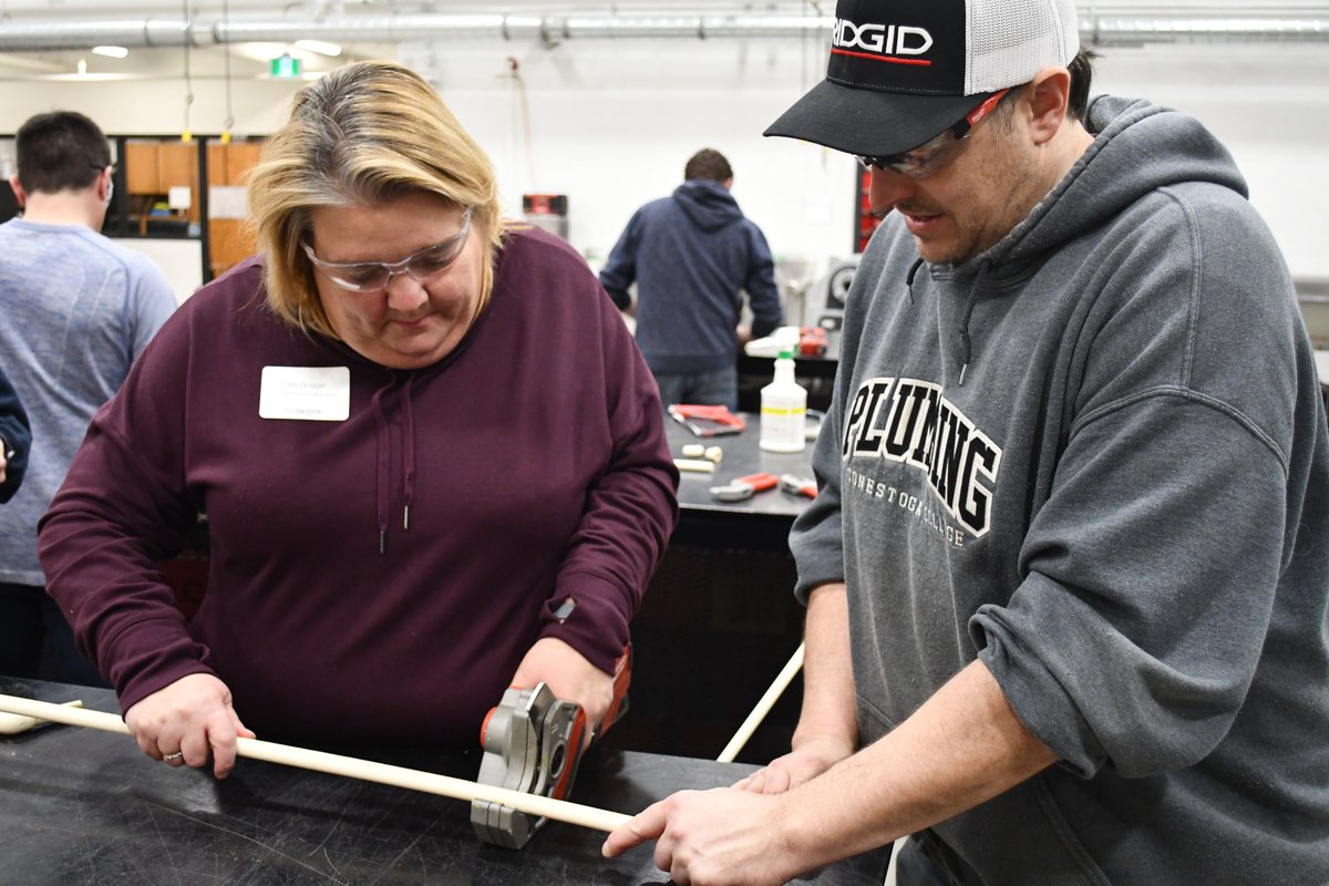 yourschools's tweet photo. AMDSB educators participated in the Conestoga College TradeUcation event today. They engaged in workshops aimed at increasing awareness and understanding of the apprenticeship programs available to students. @ConestogaC @AMDSBPathways #OYAP #amdsbOYAP https://t.co/iZEndOwnUZ