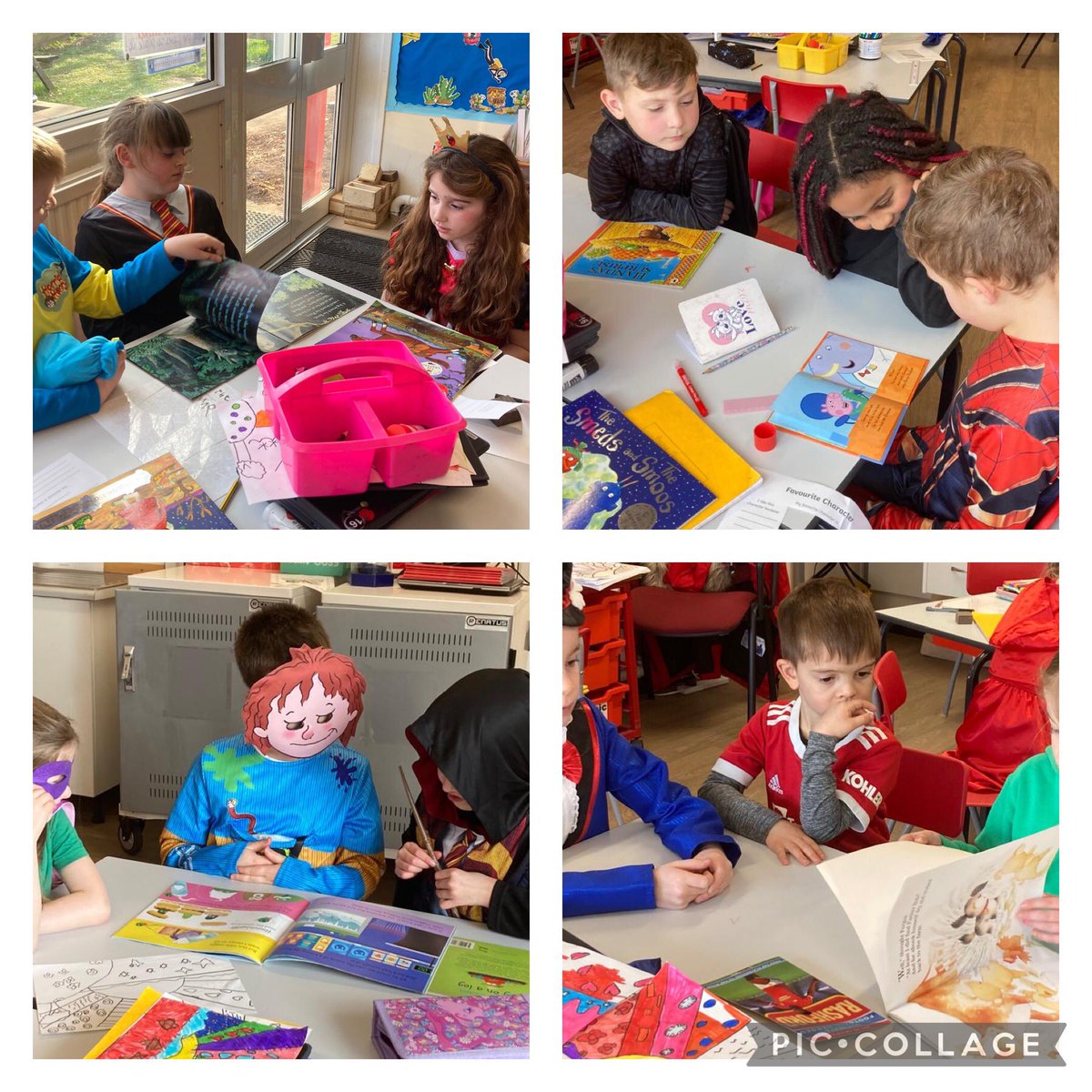 CastlePark_Cald's tweet photo. Y3 are having a great week! Dragon art and poetry writing for our Eisteddfod and sharing our favourite books with Y1 for World Book Day. Plus the excitement of our first swimming lesson. #EnjoymentInLearning https://t.co/n3x4BiZIQ0