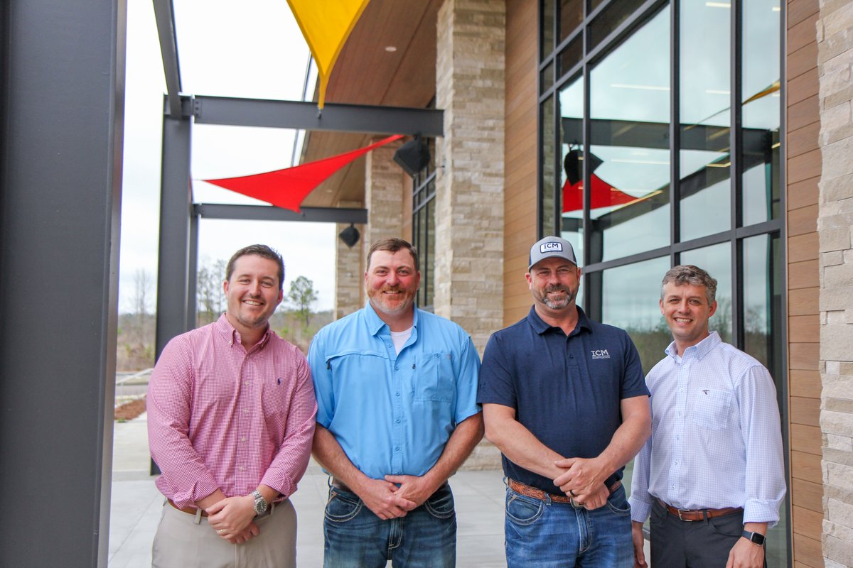 ICM_LLC's tweet photo. Following a successful first worship service last Sunday, ICM had the chance to join @PinelakeOXF to celebrate their newly finished building with a ribbon cutting. We're excited to see how this new space will impact Pinelake's ministry in and around Oxford! 
#icmabetterwaytobuild https://t.co/yCE71lghNz