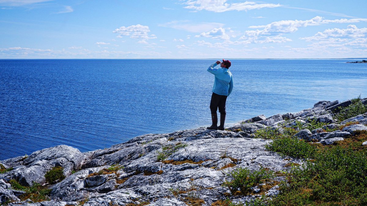 Looking east from Gothe Island at the vast expanse of Kasba Lake! 

Kasba truly is a playground for fishermen with thousands of reefs, islands, bays, and deep holes. Many of which have never seen a lure! 

#KasbaStyle #ExploreTheNorth #SpectacularNWT