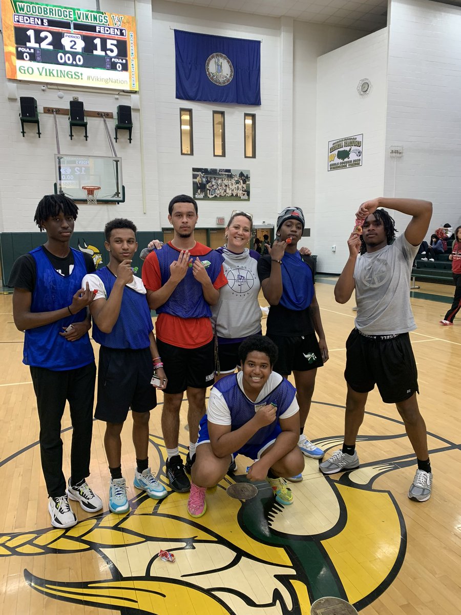 TFed88's tweet photo. March Madness in Personal Fitness! All classes competed in the Final Four All Star Tournament. Check out this great group! Team Feden-1 for the win! https://t.co/sv48O5RH3H
