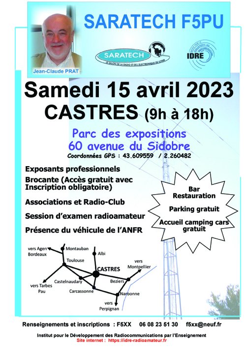 F5KSE_RadioClub's tweet photo. Confirmation officielle de l’ANFR concernant la tenue de la session d’examen au Saratech

@anfr https://t.co/37t2YmW4xG