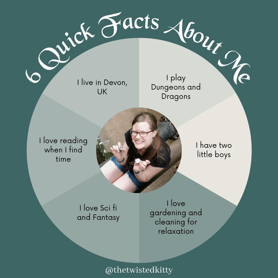 TwistedKittyArt's tweet photo. It's March meet the maker over on Instagram, here a 6 facts about me.
#MarchMeetTheMaker2023 #gettoknowme #nicetomeetyou #uksmallbusiness #creatorswillcreate #thetwistedkitty #smallbusiness #thisisme #allaboutme #girlboss #workingmum #scifiandfantasy #dndplayer https://t.co/zQJjKr2H1H