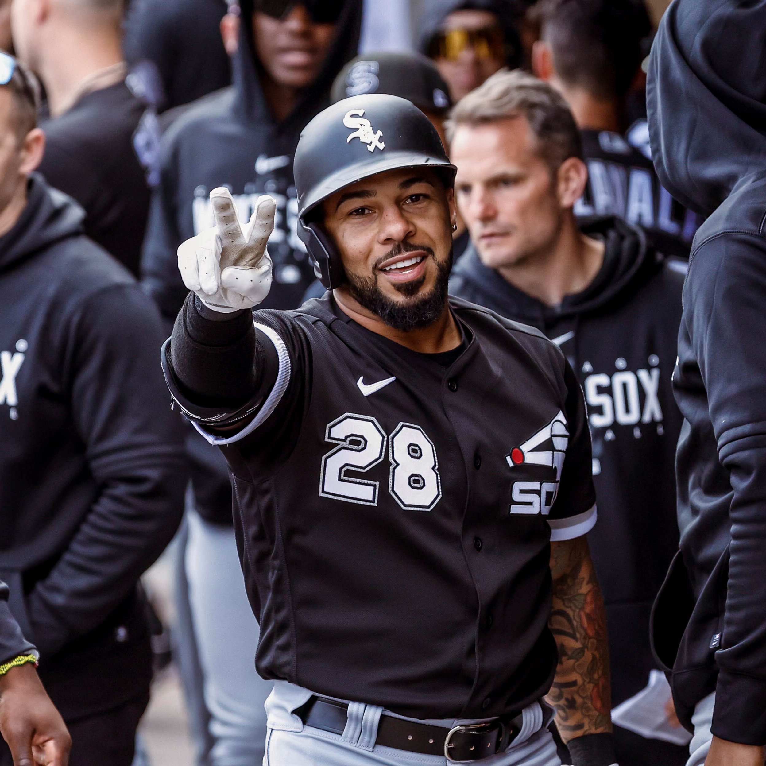 Chicago White Sox on X: Leury García launched that baseball out