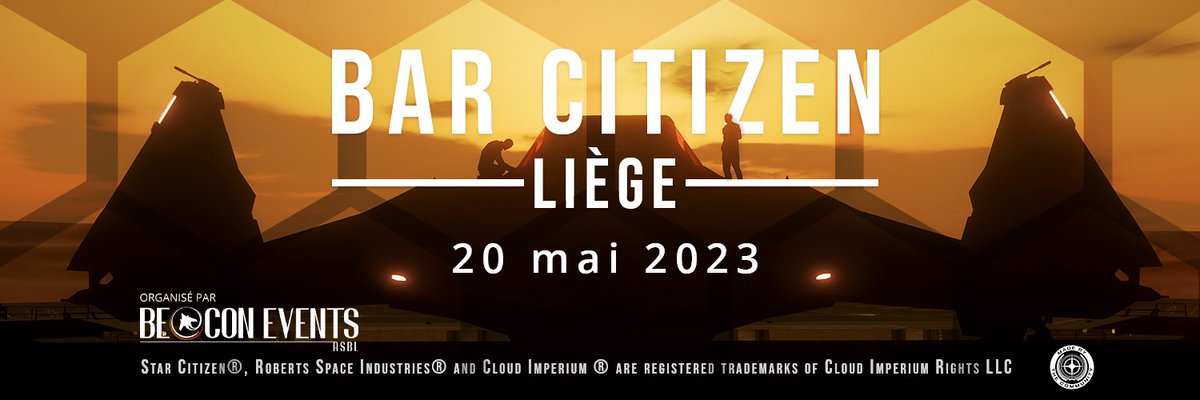 BEACON_belgium's tweet photo. 🍻 L'association "Be@con Events" vous invite le 20 mai prochain à Liège pour un #BarCitizen spécial !
Détails et Réservations la semaine prochaine sur https://t.co/LmDSeSYtcf
#StarCitizen #BeaconEvents #Jeuxvideo
@RobertsSpaceInd @barcitizensc @DiscordSCF https://t.co/sDLuHfPr6y