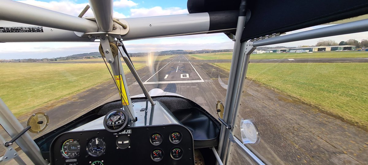 Great to be flying off the re opened  Runway 10 28 today <a href="/WHGA/">Wolverhampton Halfpenny Green Airport</a> <a href="/BMAAUK/">BMAA</a> big congrats to all the staff involved in making this happen. Well done EGBO 👏 👏👏