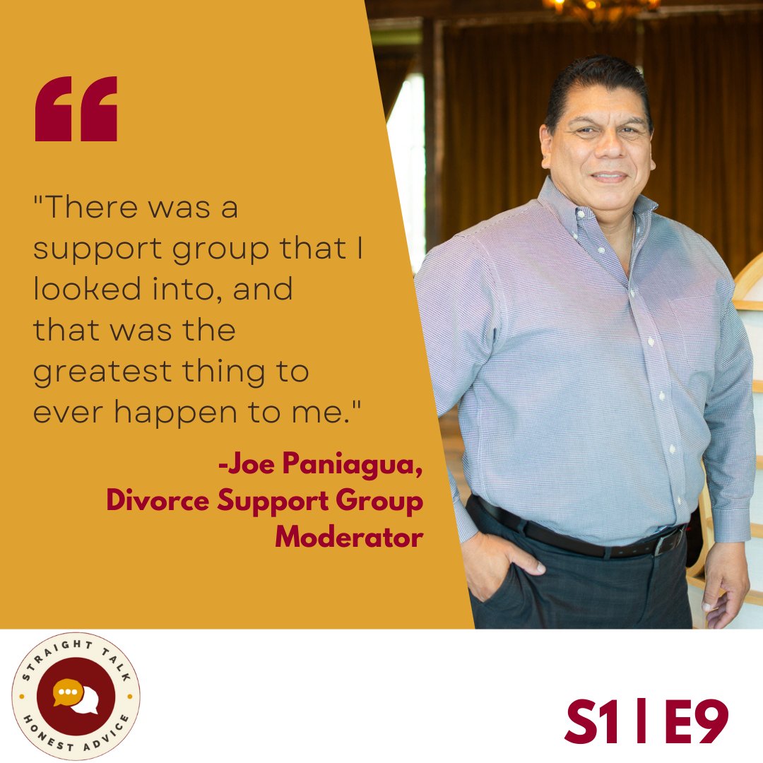 cebormanlaw's tweet photo. We are back soon with the ninth episode of Straight Talk Honest Advice ladies and gentlemen! Check it out now to understand the power of post-divorce support groups and the role they played in Joe’s life. 
#divorce #supportgroup #churchsupport #marriagecounseling #postdivorce https://t.co/kQBlC9Rfv9