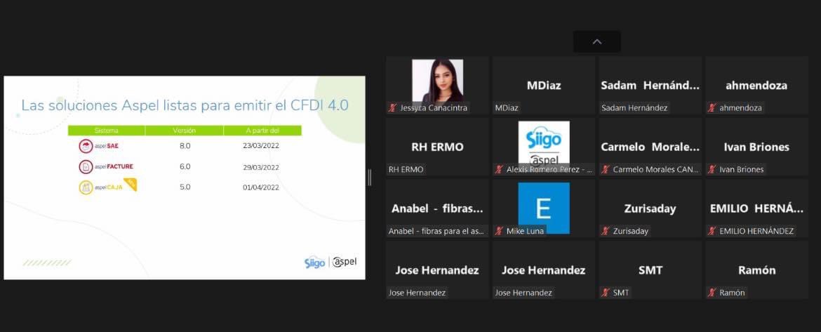 💻 Atendiendo los nuevos cambios de “Facturación Electrónica 4.0” llevamos acabo la platica con los responsables de facturación de las empresas de #CANACINTRA , para comentarles los nuevos cambios que entrarán en vigor el 1ro de Abril.