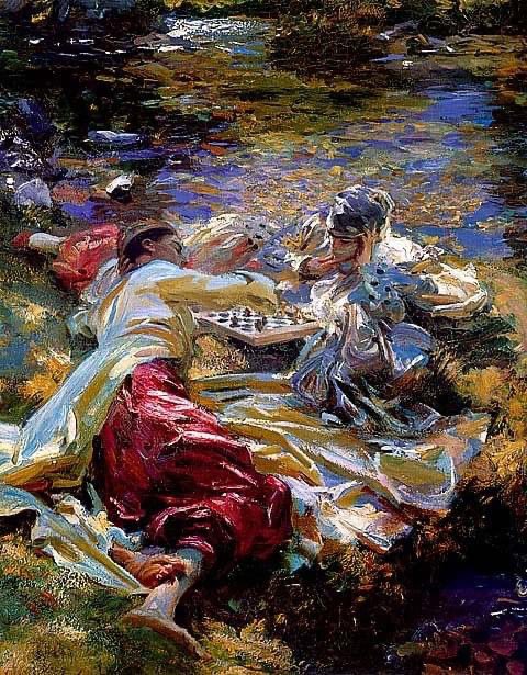 davidllada's tweet photo. The Chess Game (1907), by John Singer Sargent

#chessart https://t.co/DbnXZhCZ7M