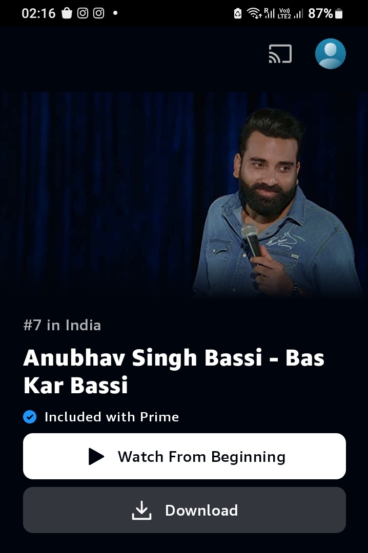 pragnyaprasad's tweet photo. This guy and his comedy 🤣
Just completed the episode #BasKarBassi by #anubhavsinghbassi 🔥 on #PrimeVideo
#comedy https://t.co/1uBCA6fMYP