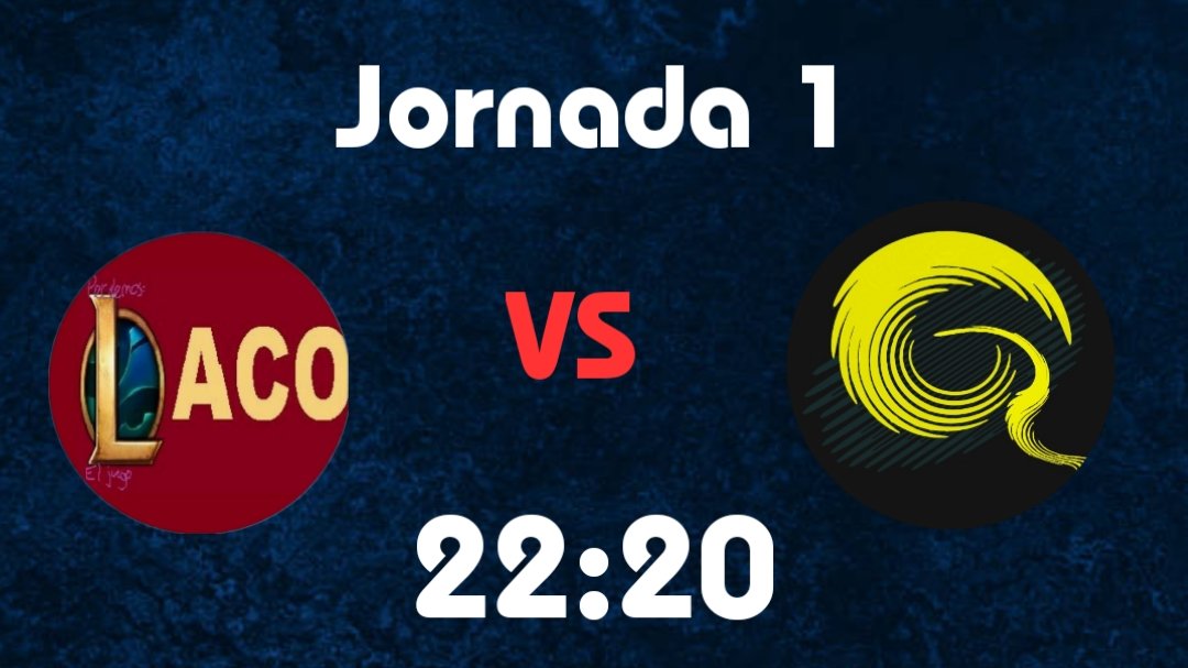 ¡PRIMER PARTIDO DE 1ª DIVISIÓN! ✨

Saquen a pasear los fuegos artificiales porque hoy juegan:

⚔️ <a href="/lacomentable/">Lacomentable</a> vs <a href="/CRV_eclub/">CRV</a> 

⏰ Jueves, 22:20

🎙️ <a href="/Equiselx/">Equis</a> <a href="/xMijikai/">Miji</a> 

🖥️ @wonkenai11
