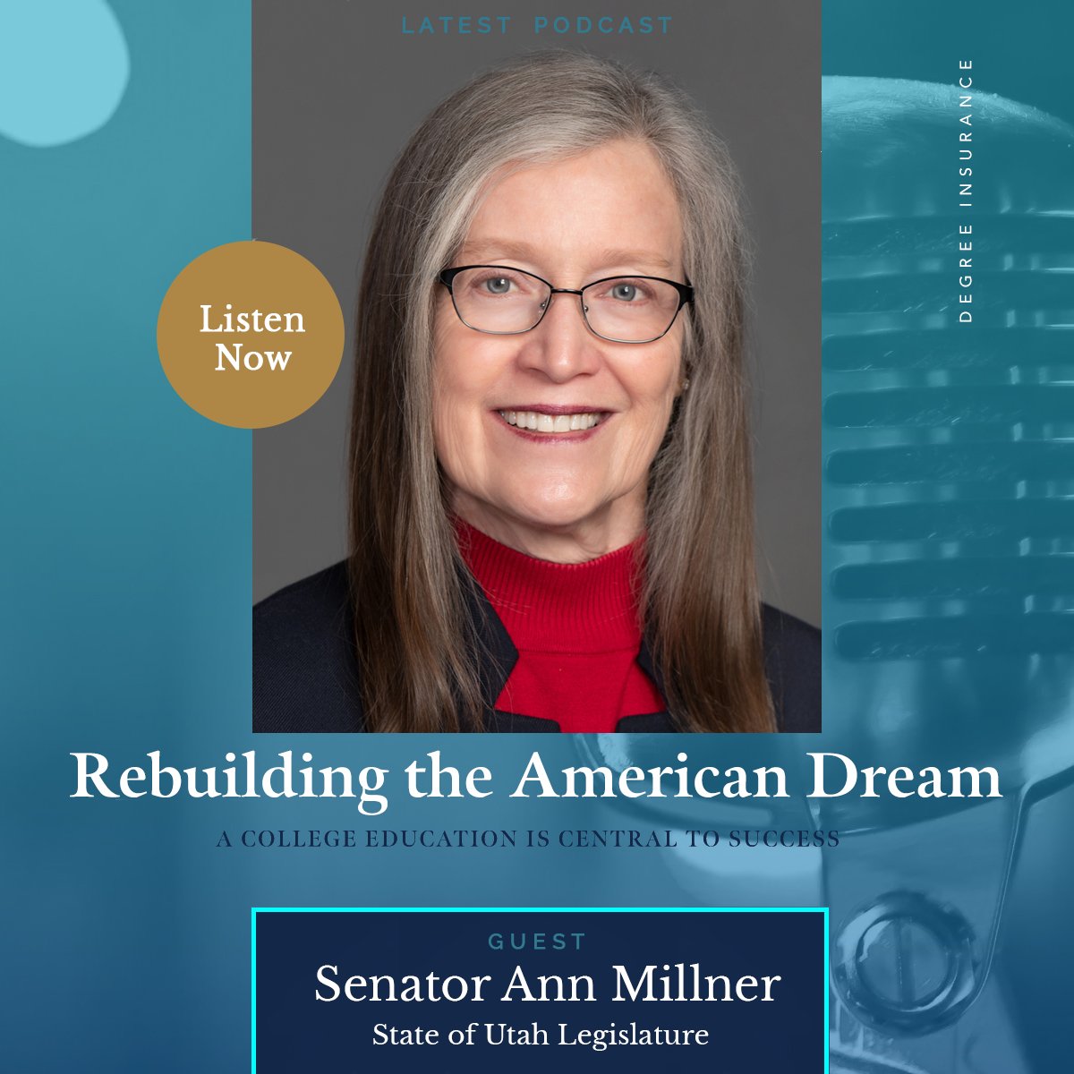 Utah State Senator <a href="/annmillner/">Ann Millner</a> joins us today on #RebuildingtheAmericanDream podcast! She shares what Dual Mission Institutions are, and why they are necessary, workforce advocates and today's students. Listen now at americandream.fm!
#podcast #highereducation #Utah